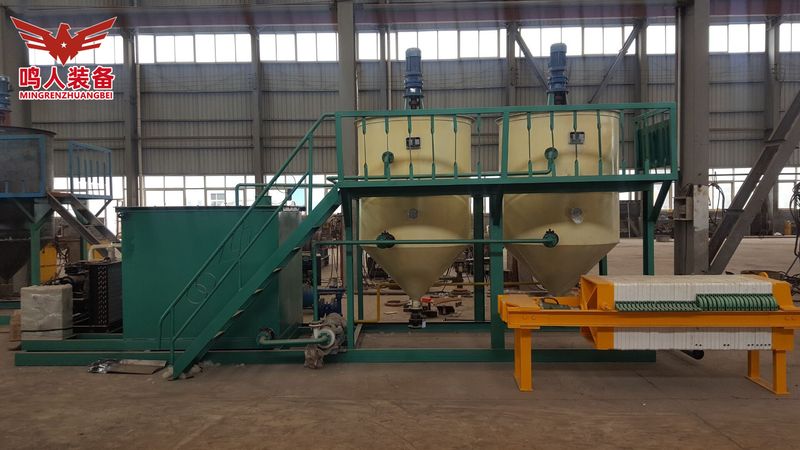 小型油脂冬化脫蠟（là）設備機（jī）組